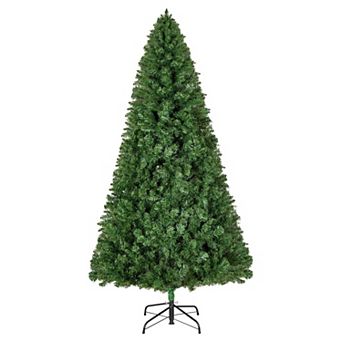 Artificial Christmas Tree Unlit Full Shape with Metal Base