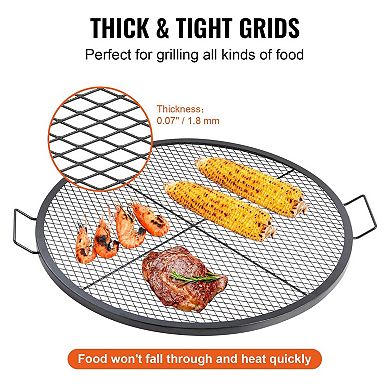 Portable Fire Pit Cooking Grate, Square Campfire Grill