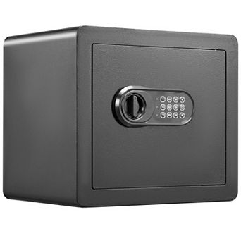 Digital Safe with Keypad, Backup Key, and Dual Alarm