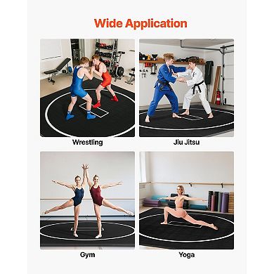Home Gym Training Mat Tear-Proof PVC with Impact-Absorbing Foam