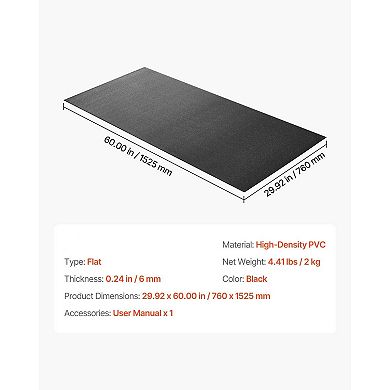 Compact Treadmill and Exercise Mat for Home, Office, or Gym