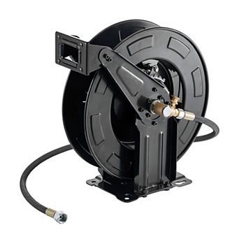 High-Pressure Hose Reel for Garage and Workshop with Anti-Tangle Design