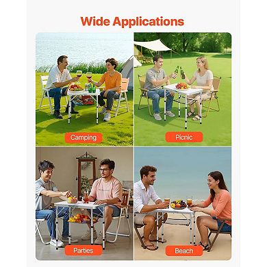 Multi-Purpose Foldable Table for Camping, Beach Trips, Picnics, or Home Use