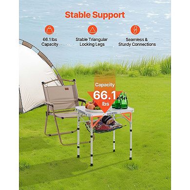 Multi-Purpose Foldable Table for Camping, Beach Trips, Picnics, or Home Use