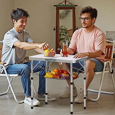 Multi-Purpose Foldable Table for Camping, Beach Trips, Picnics, or Home Use