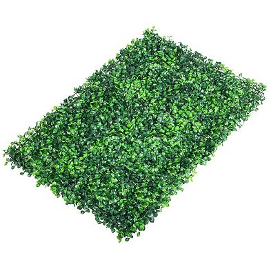 24-Pack Artificial Grass Wall Panels for Indoor and Outdoor Privacy