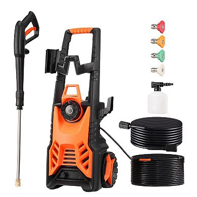 Adjustable Electric Pressure Washer 1900W for Cars, Decks, Patios, RVs