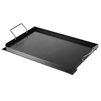 Carbon Steel Griddle for Gas and Electric Stovetops with Grease Trough
