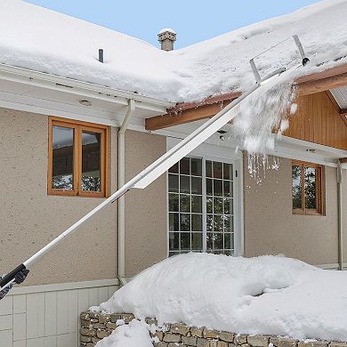 Adjustable Roof Snow Rake for Residential and Garage Use