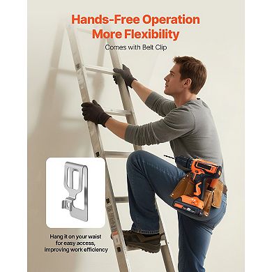 Cordless Drill Driver with Dual Speed, LED Light, and Ergonomic Handle