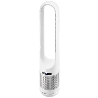 Bladeless Tower Fan with HEPA Filter, 8 Speeds, Remote Control