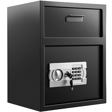 Electronic Drop Slot Depository Safe with Digital Keypad and Backup Keys