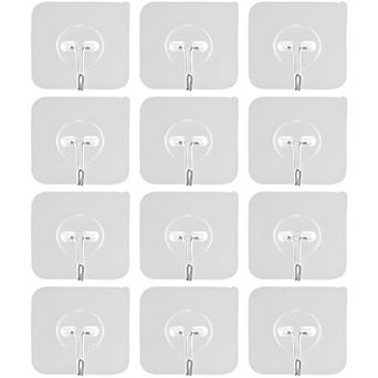 Adjustable Adhesive Wall Hook for Small Spaces in Bathroom or Bedroom