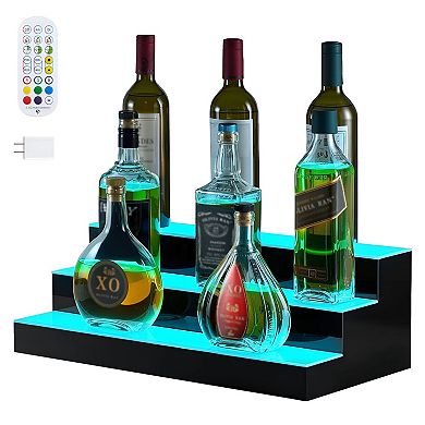 15-Bottle Countertop Wine Rack for Home Bar with Remote and App Control