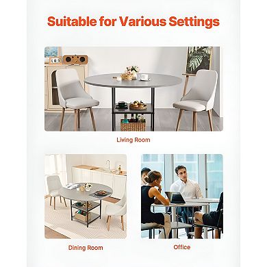 Round Dining Table for 46, Kitchen Table for Small Spaces