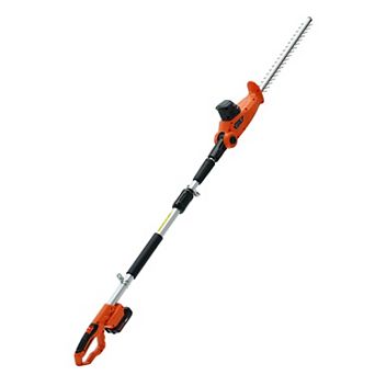 Cordless Battery Hedge Trimmer with 7494" Telescoping Pole and Safety Switches