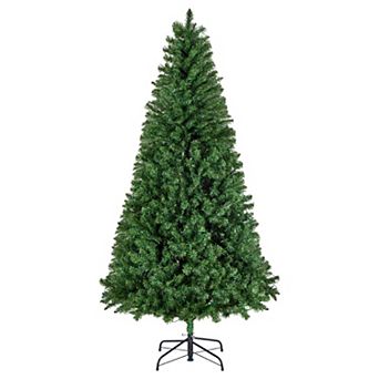 Prelit Artificial Christmas Tree with Multicolor LED Lights and Remote