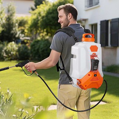 Battery-Powered Backpack Sprayer 18V 4Ah with 090 PSI Adjustable Pressure