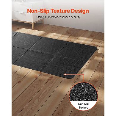 Foldable Walking Pad Mat for Ellipticals, Home Gyms, and Compact Machines