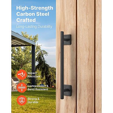 Barn Door and Gate Handle Industrial Pull for Indoor Outdoor Use