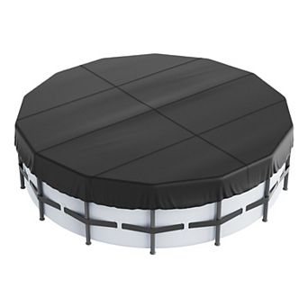 Heavy-Duty Round Pool Cover for Pools, Trampolines, and Pet Pools