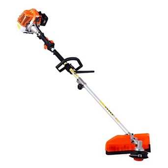 Gas Hedge and Yard Trimmer with Adjustable Head, Edger, and Brush Cutter