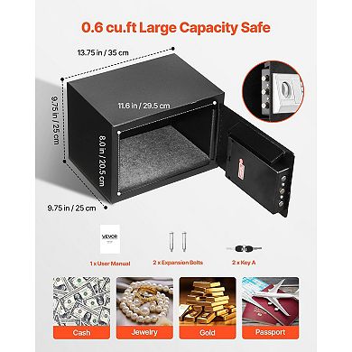 Front Drop Slot Depository Safe with Digital Keypad