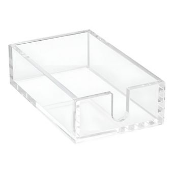 Compact Acrylic Napkin Holder for Tables, Counters, or Vanities