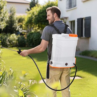 Battery-Powered Backpack Sprayer 18V 2Ah with 090 PSI Adjustable Pressure