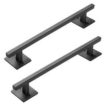 2 pc Door and Gate Pull Handle Set Easy Install Industrial Style