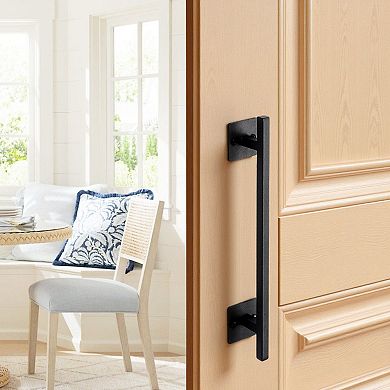 2-Piece Door and Gate Pull Handle Set Easy Install Industrial Style