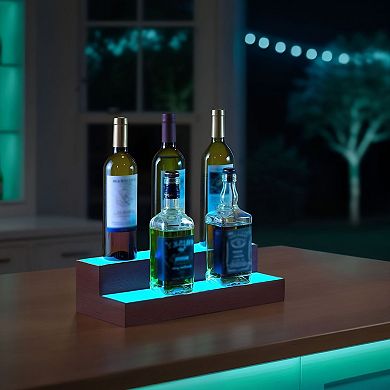 LED Wine Rack for Home Bar or Kitchen with Remote and App Control