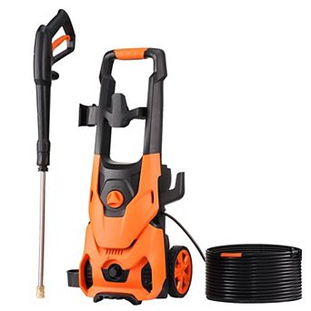 Compact Electric Pressure Washer for Cars, Patios, Decks, and Outdoor Cleaning