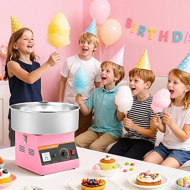 Electric Cotton Candy Maker for Parties with Food-Grade Stainless Steel Plate