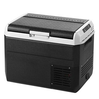 31.7-qt Portable Car Refrigerator Freezer, Rapid Cooling, Dual-Power