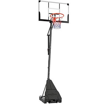 Soozier Basketball Hoop, 8-10ft Adjustable Basketball Goal, Action Grip