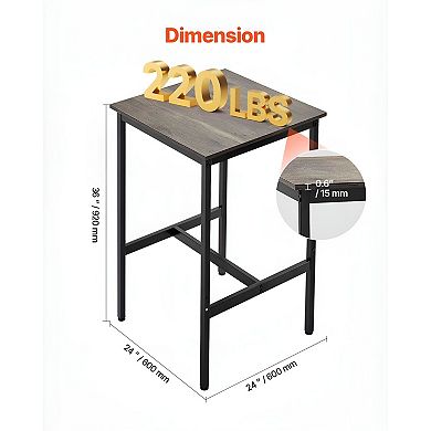 Bar Height Pub Table for Kitchen, Dining, or Home Bar
