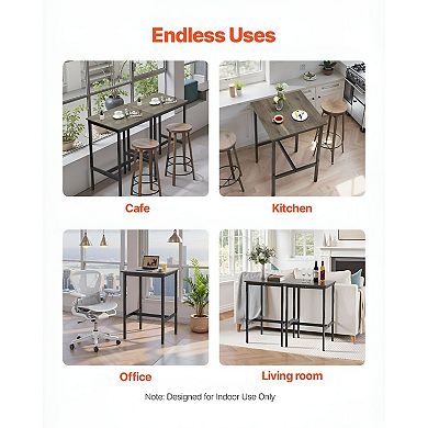 Bar Height Pub Table for Kitchen, Dining, or Home Bar