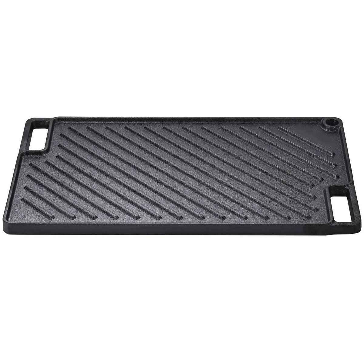 Cast Iron Flat Top Grill Double-Sided Surface for Stovetop, Oven, Grill