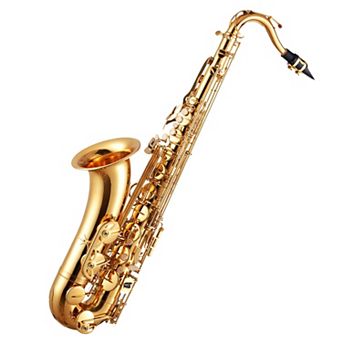 Beginner Tenor Saxophone B Flat, 23-Key Brass Instrument with Carrying Case