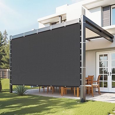 UV Protection Outdoor Shade Cloth with Grommets and Ties