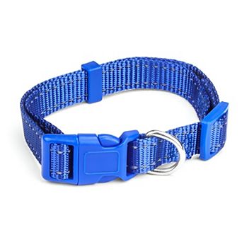 Nylon Reflective Dog Collar Adjustable Pet Collar for Walking and Training
