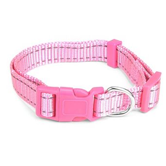 Nylon Reflective Dog Collar Adjustable Pet Collar for Walking and Training