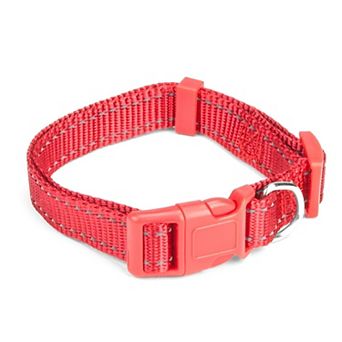Nylon Reflective Dog Collar Adjustable Pet Collar for Walking and Training