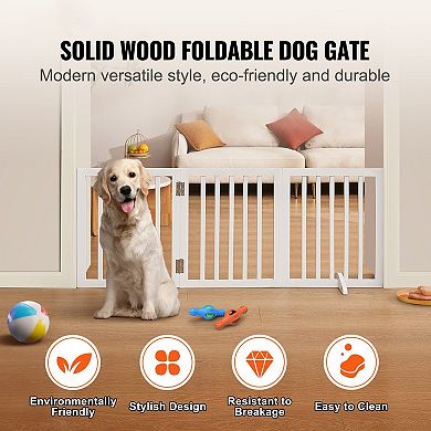 Portable Freestanding Safety Gate for Rooms, Hallways, and Doorways