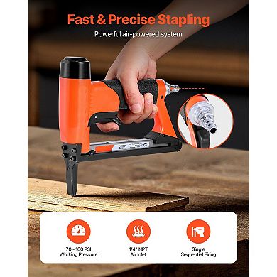20-Gauge Pneumatic Staple Gun for Upholstery, Woodworking, and DIY Projects