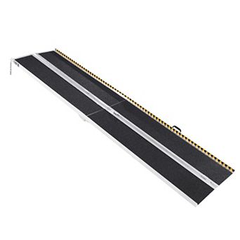 Portable Aluminum Wheelchair Ramp for Scooters, Walkers, and Strollers