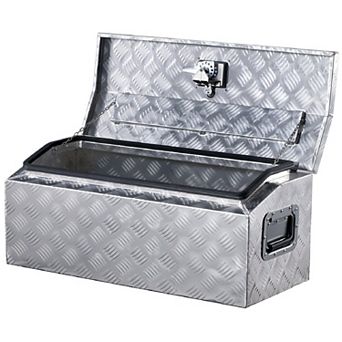 Locking Aluminum Truck Tool Box with Tread Pattern for Pickup Bed Storage