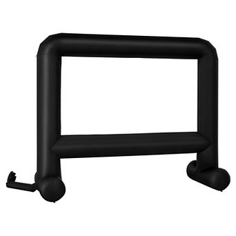 Portable Outdoor Inflatable Movie Screen with Front and Rear Projection and Carry Bag