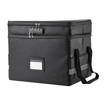 Fireproof and Waterproof Document Box with 3-Digit Lock for Home or Office